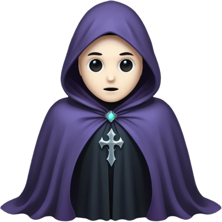 Shadowy Phantom with Cloak emoji
