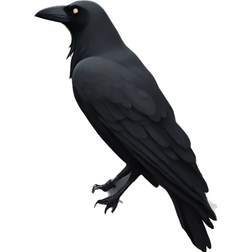 Crow-in-cementery emoji