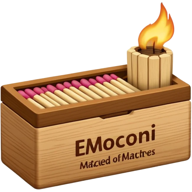box of mathces emoji