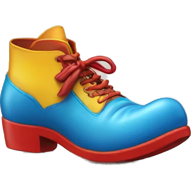 clown shoe big emoji