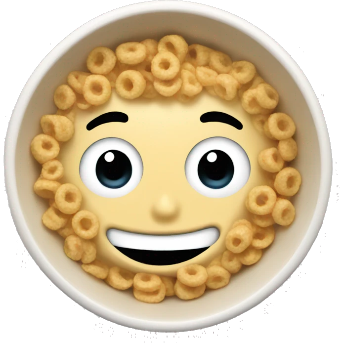 Cereal bowl emoji