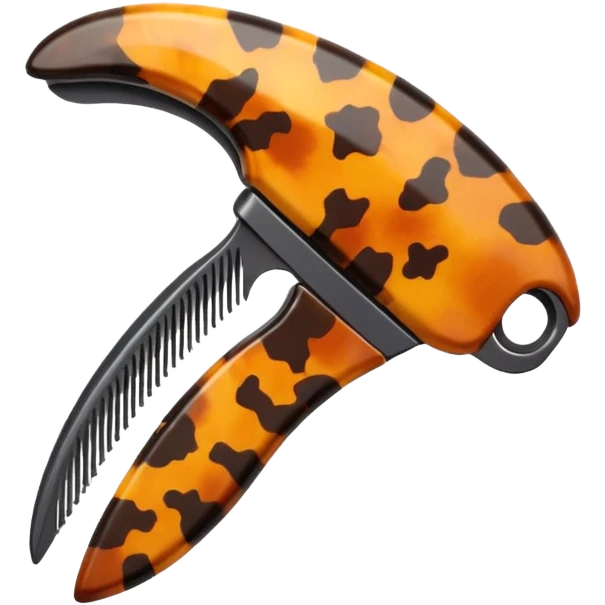 Clip claw for hair  emoji