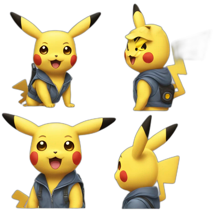 Ash pikachu emoji