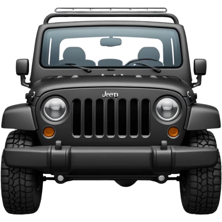 Jeep grill just headlights and grille slots emoji