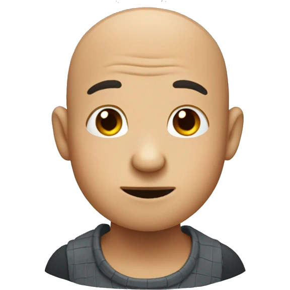 Mole without hair emoji