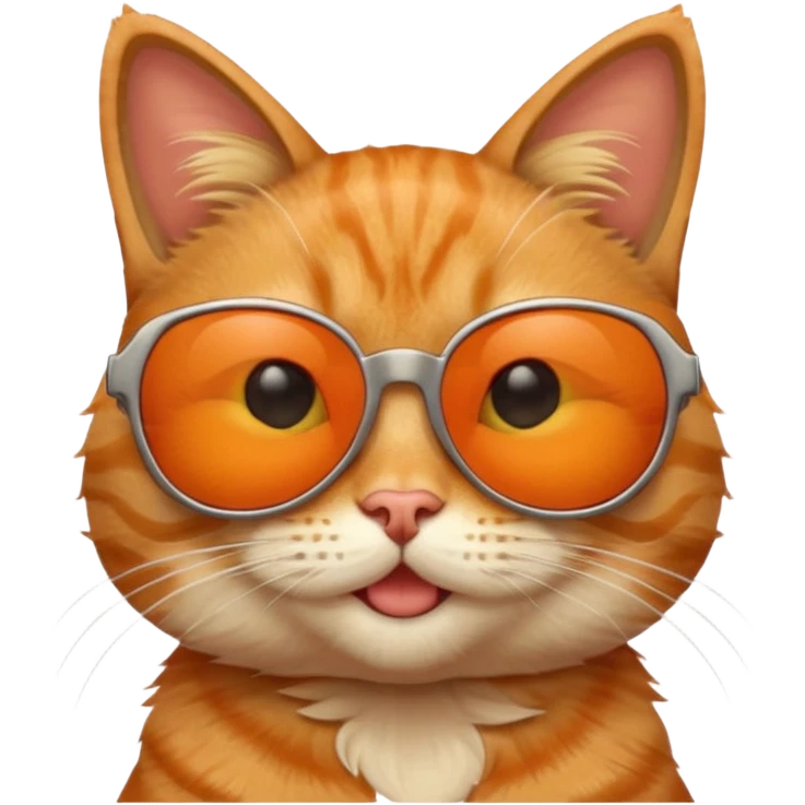 Cat wearing sunglasses emoji