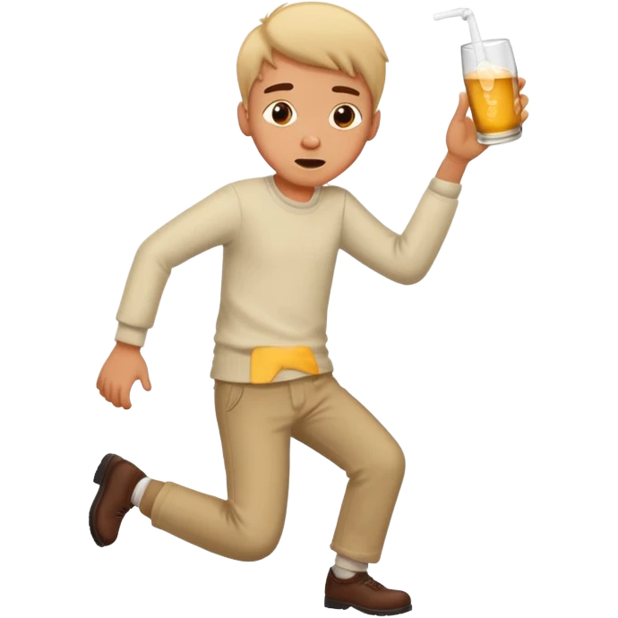 Boy drunk outside funny  emoji