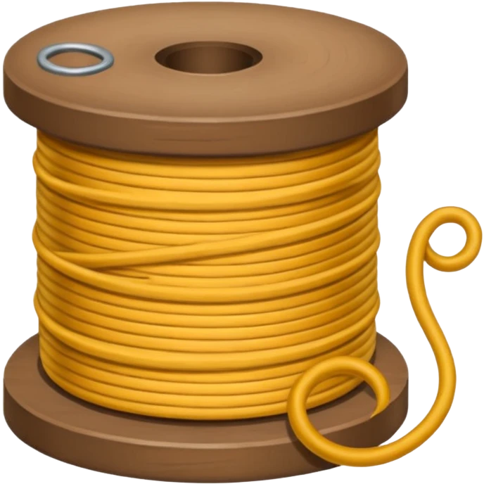 Thread spool emoji