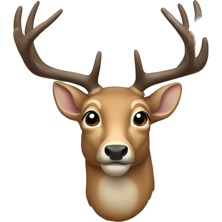 deer head emoji
