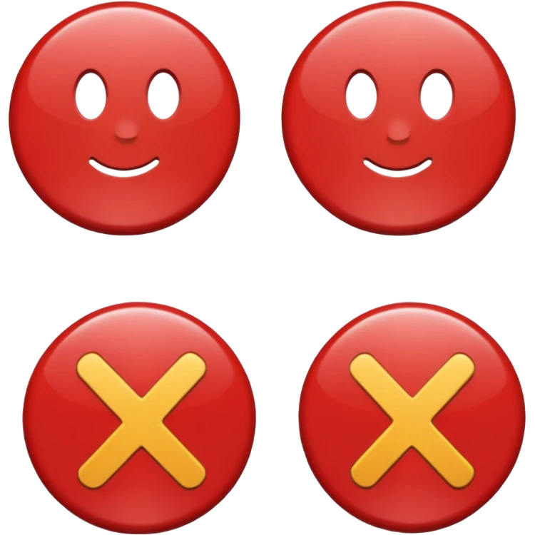 x button emoji