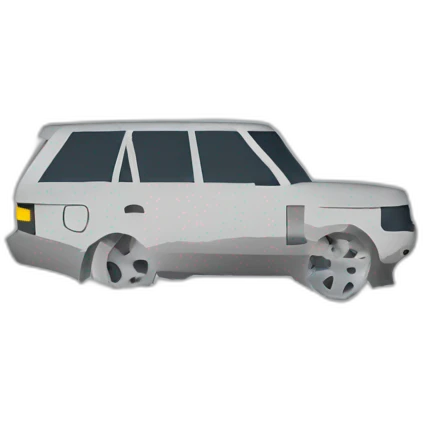 damaged range rover emoji