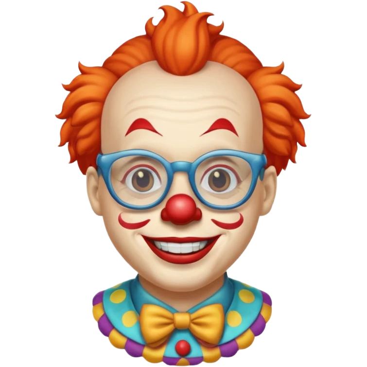 glasses clown emoji