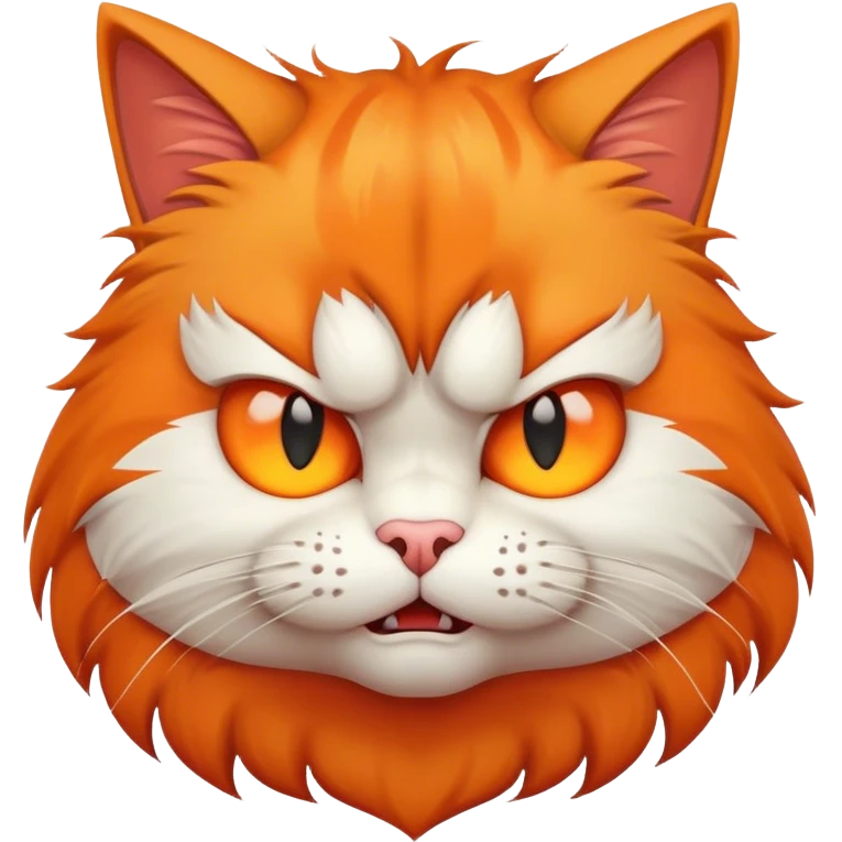 Angry cat emoji