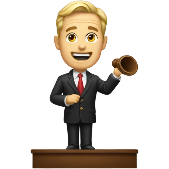 auctioneer emoji