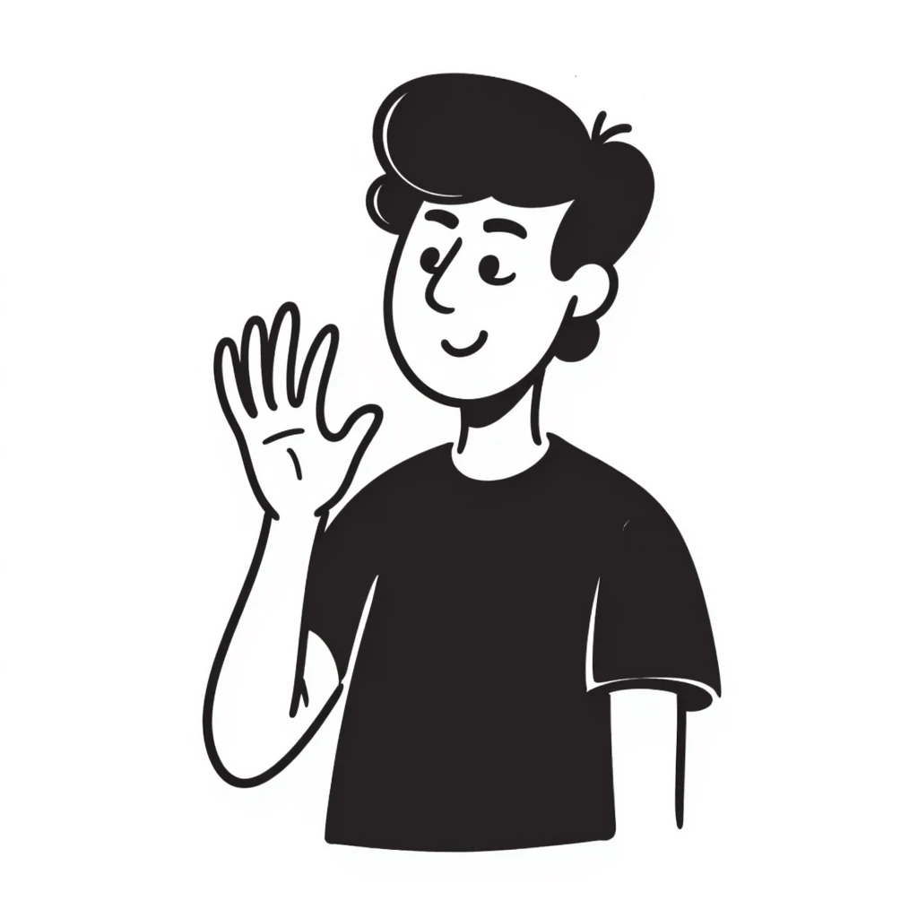 young deaf man emoji