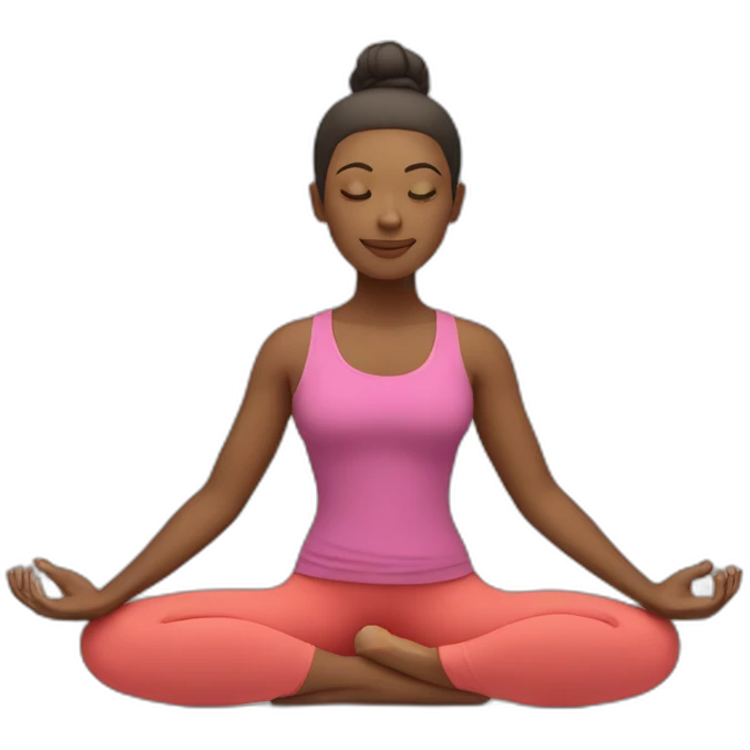 yoga pose emoji