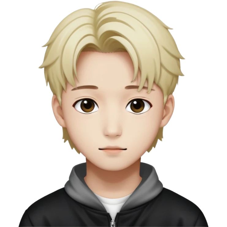 Lee Know from Stray Kids, K-pop idol emoji