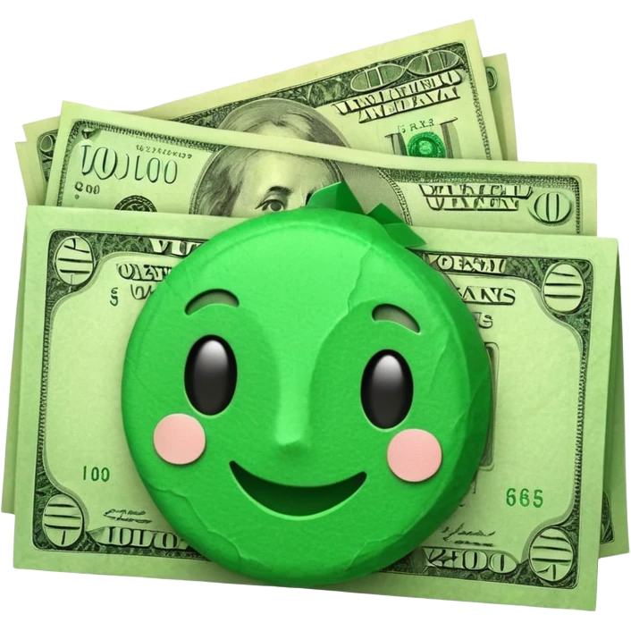 money monet with VU VM written on top emoji