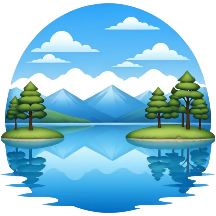 lake  emoji