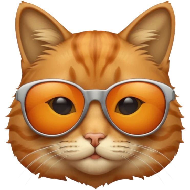 Cat wearing sunglasses emoji