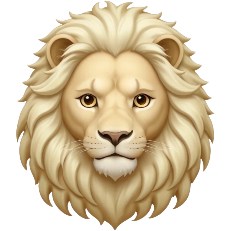 White lion emoji