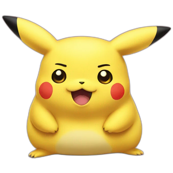 Fat pikachu emoji