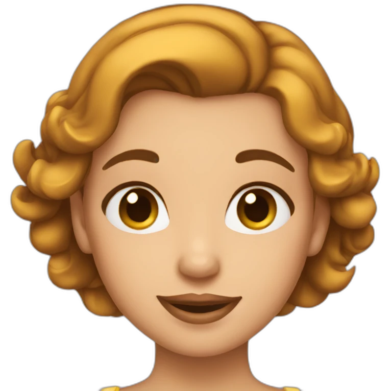 Fille belle emoji
