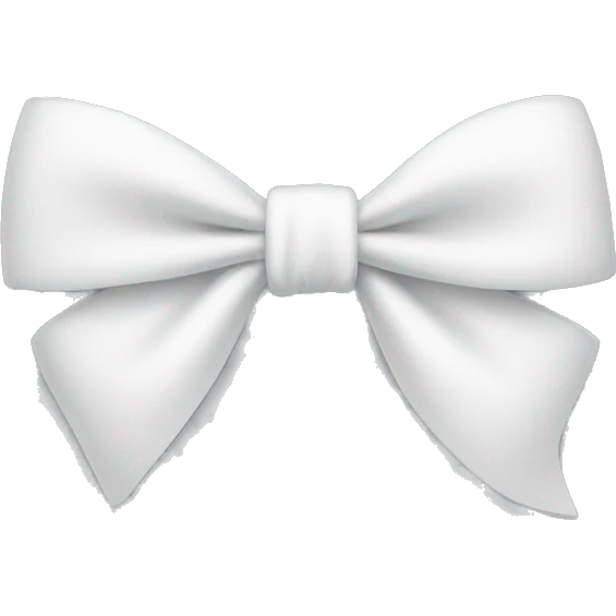 white bow emoji