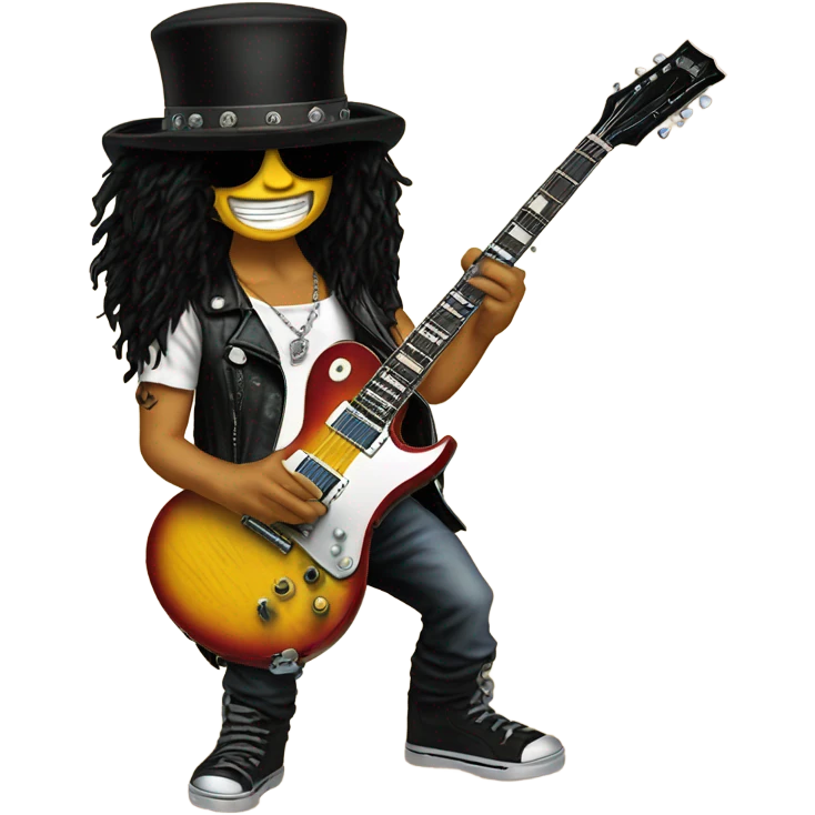 slash from guns n’ roses smiley emoji