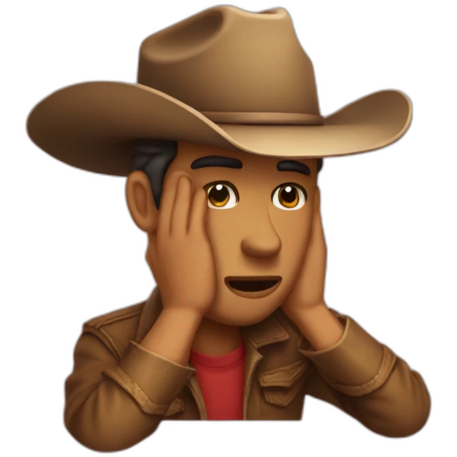 cowboy-facepalm emoji