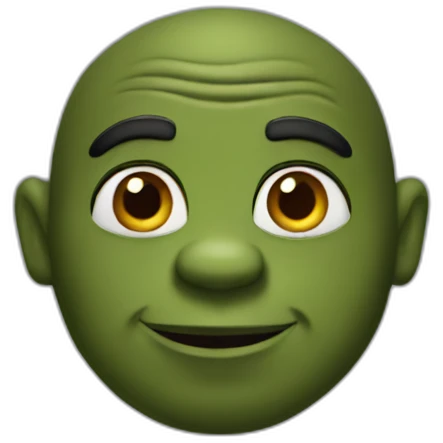 black-shrek emoji