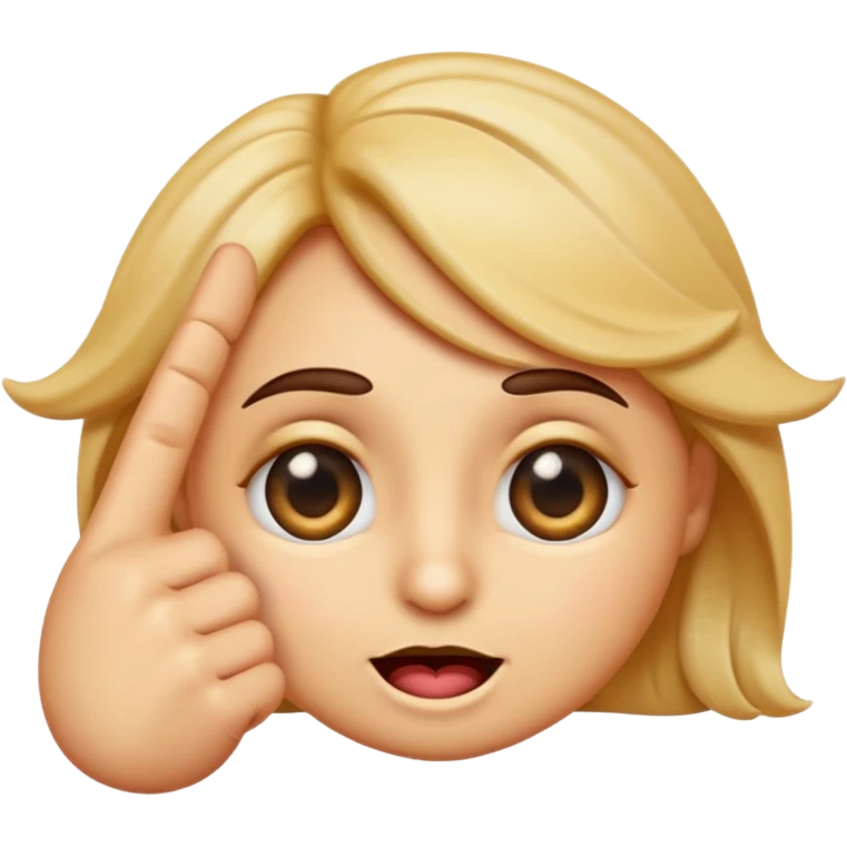 Sassy rawr emoiji with like curled fingers pointing down and like a one wink eye and one open eye emoji