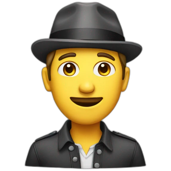man on party emoji