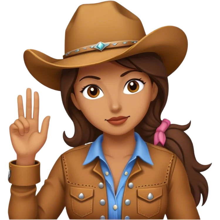Cowgirl emoji