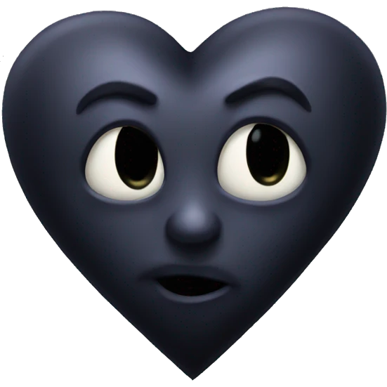 Gothic heart  emoji