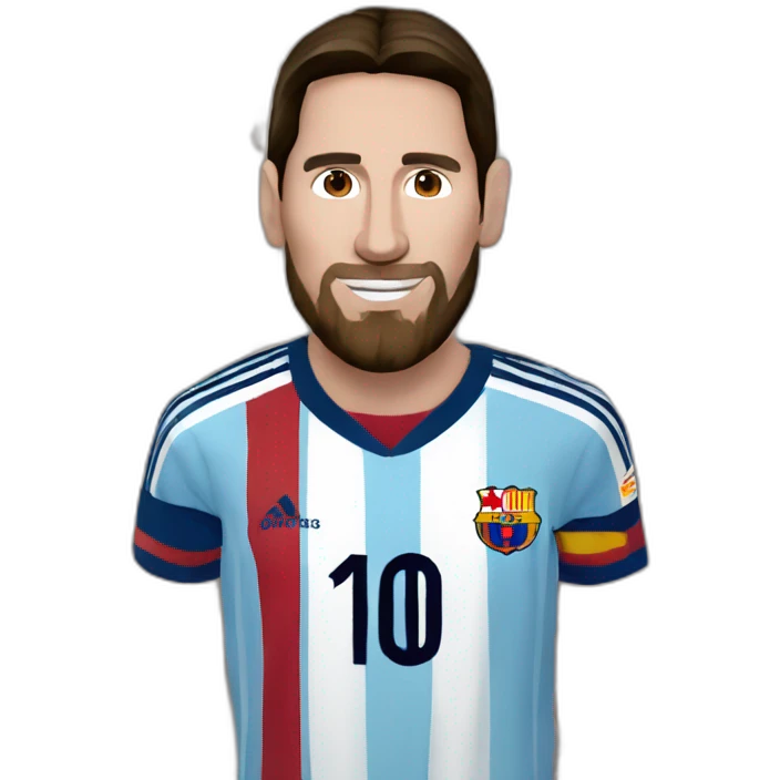 Messi has Jesús emoji