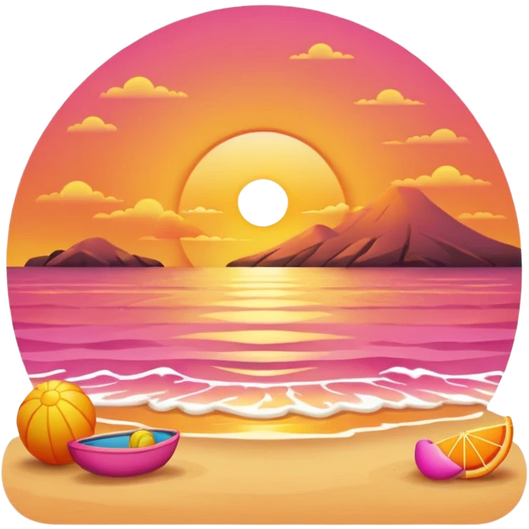 beach sunset emoji