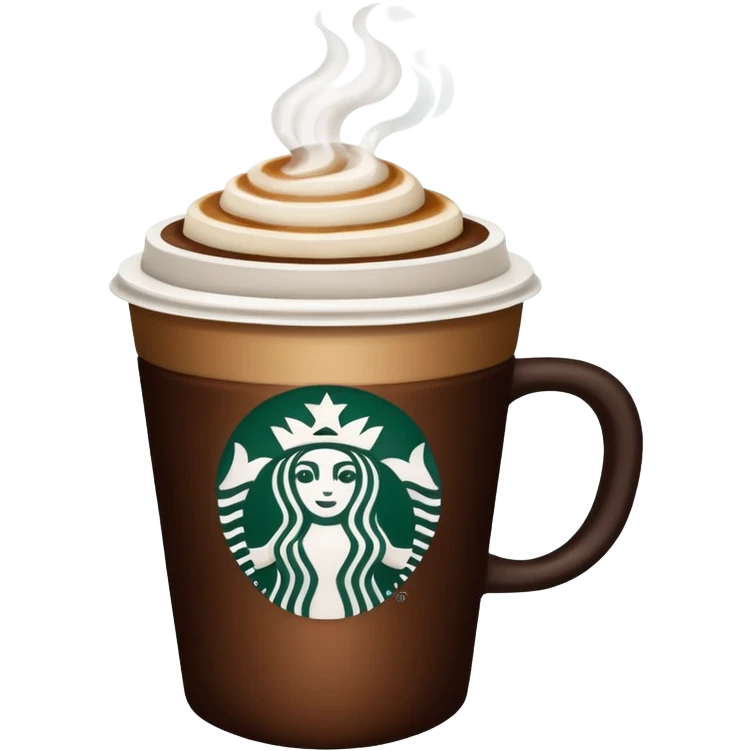 Starbucks coffee emoji