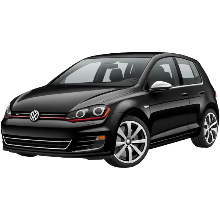full black golf mk7  emoji