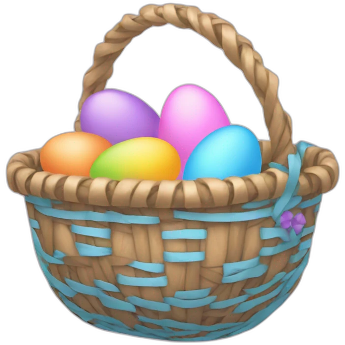 easter basket emoji
