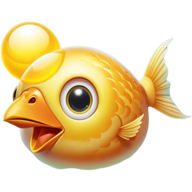 Chicken, luminous egg yolk, and bright fish floating around an ethereal open eye, whose pupil emits a golden ray toward the skin and surrounding cells. As the ray touches the body surface, layers of skin renew with warm light, revealing clarity, expanded vision, and an aura of renewal. emoji