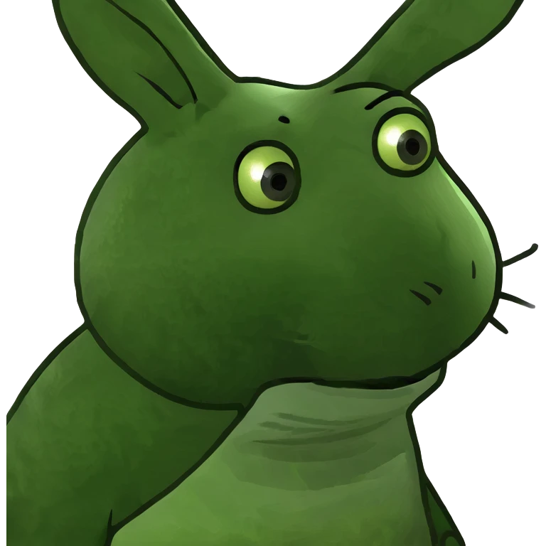 Chocolate Easter bunny emoji