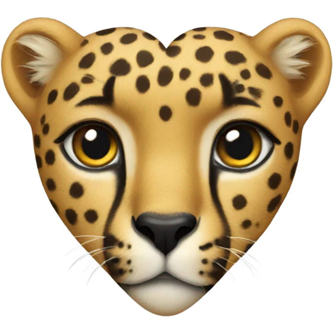 Cheetah heart  emoji