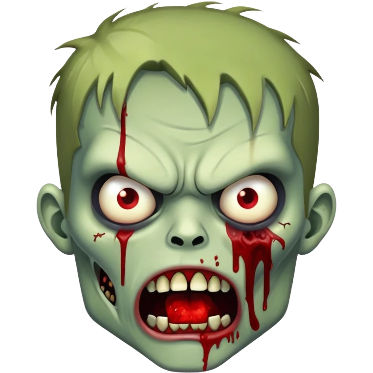 angry zombie emoji