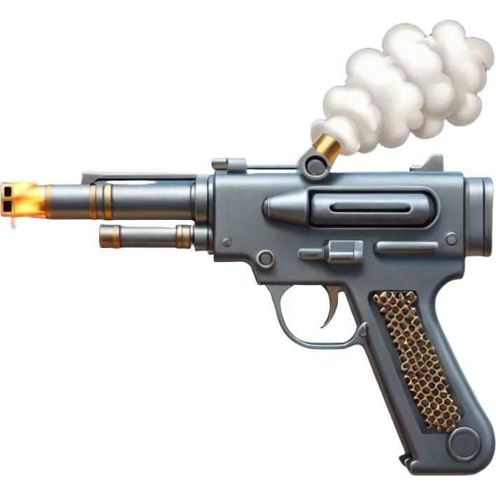 make a machine gun firing emoji
