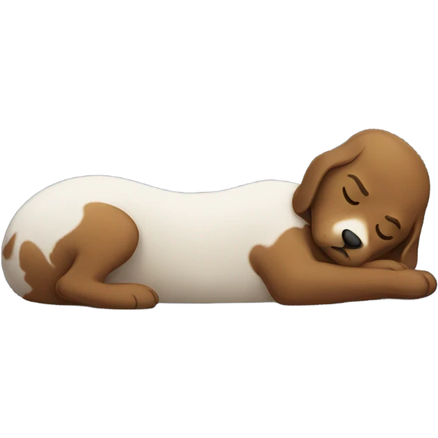 Toby sleeping emoji