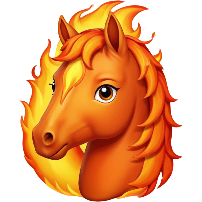 Happy fire horse emoji sad fire horse emoji worried fire horse emoji emoji