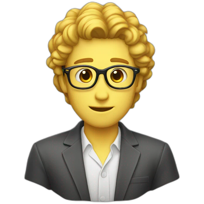 サングラス　恐い顔　傷 emoji
