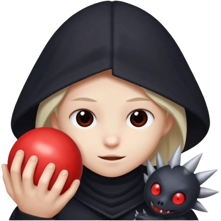 Bambino che gioca con darkrai emoji