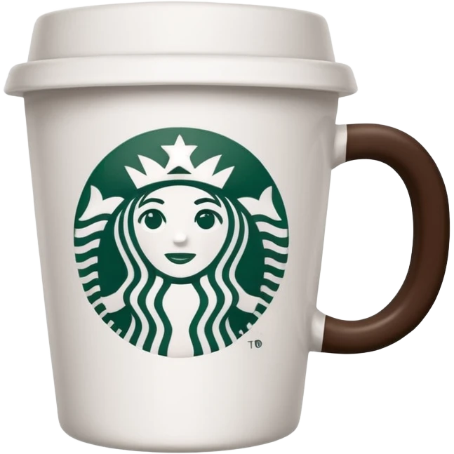 Starbucks coffee emoji